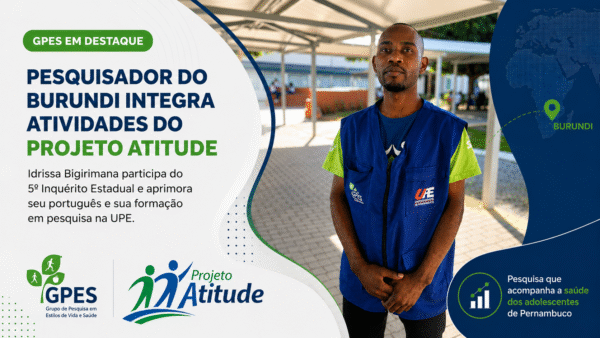 Pesquisador do Burundi integra atividades do Projeto Atitude na UPE